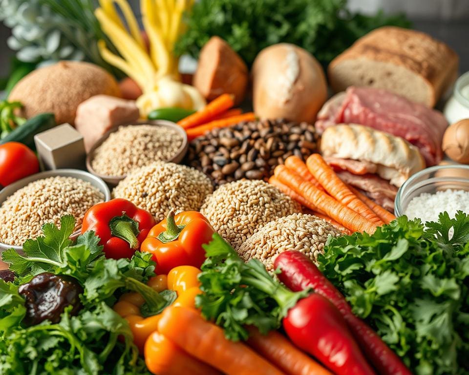 Nährstoffe für gesunde Ernährung