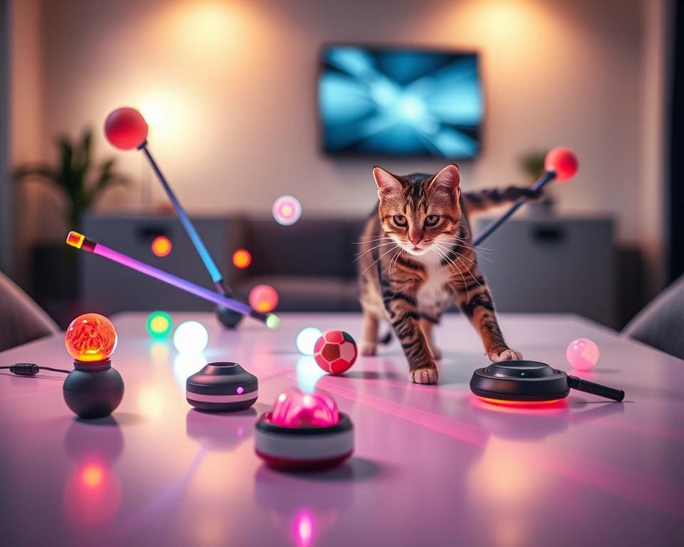 Spielzeug für neugierige Katzen