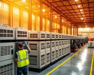 Welche Industrie-Lösungen bietet iwell mit Stromspeichern?