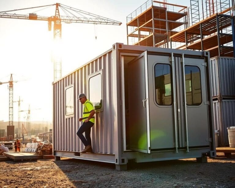 Welche Vorteile bietet ein Bürocontainer für Baustellen?