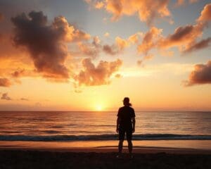 Wie genießt du Sonnenuntergänge an der Nordsee?
