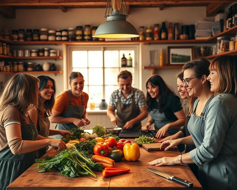 gemeinsames Kochen