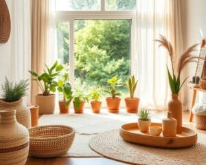 Was sind nachhaltige Ideen für Wohnaccessoires?