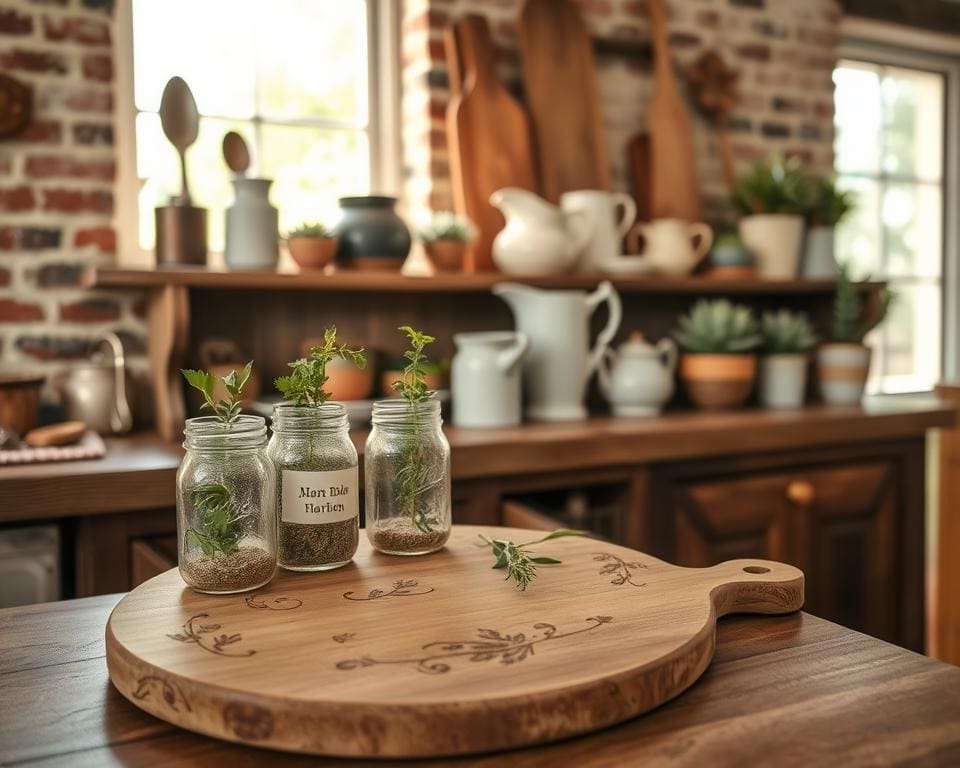 Wie bastelst du eigene Deko für die Küche?