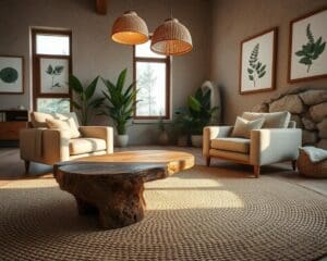 Wie integrierst du natürliche Materialien in dein Interieur?