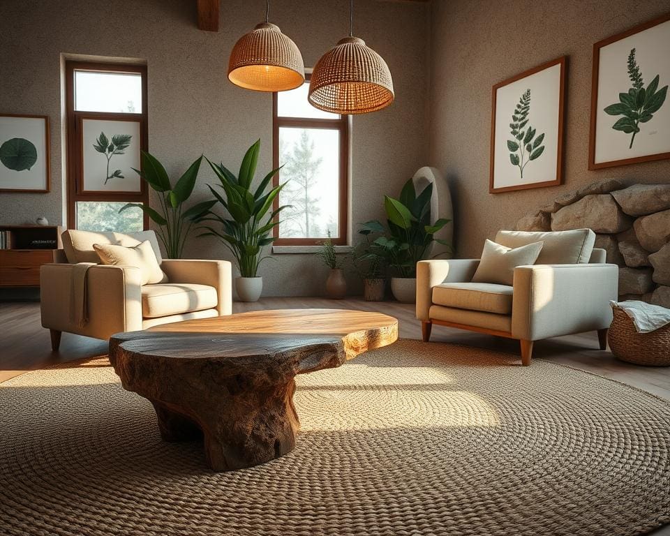 Wie integrierst du natürliche Materialien in dein Interieur?