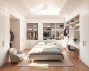 Wie organisierst du Stauraum im Schlafzimmer?