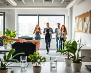 Wie schaffst du gesunde Routinen im Bueroalltag?