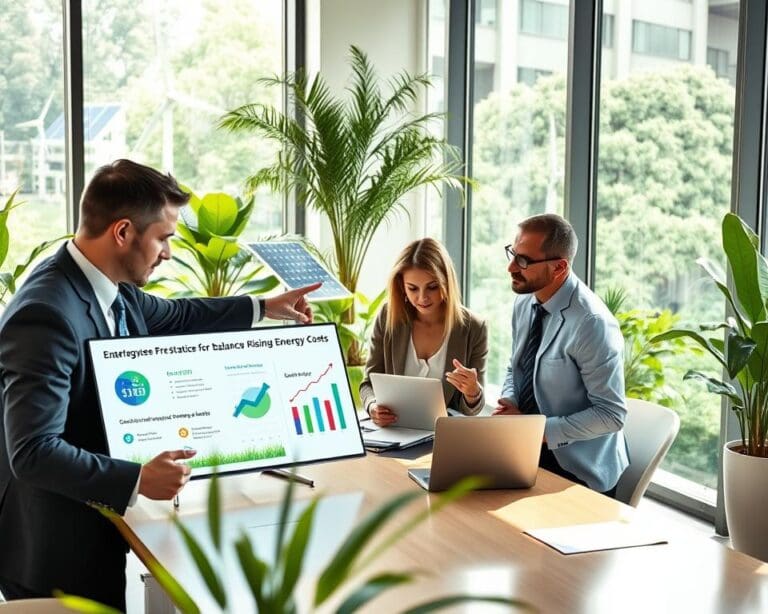 Womit gleicht man steigende Energiekosten aus?