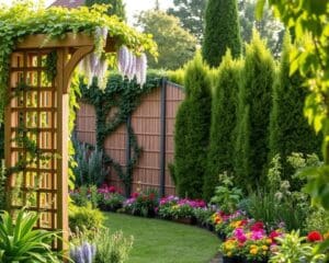 Sichtschutzlösungen für gemütliche Gärten