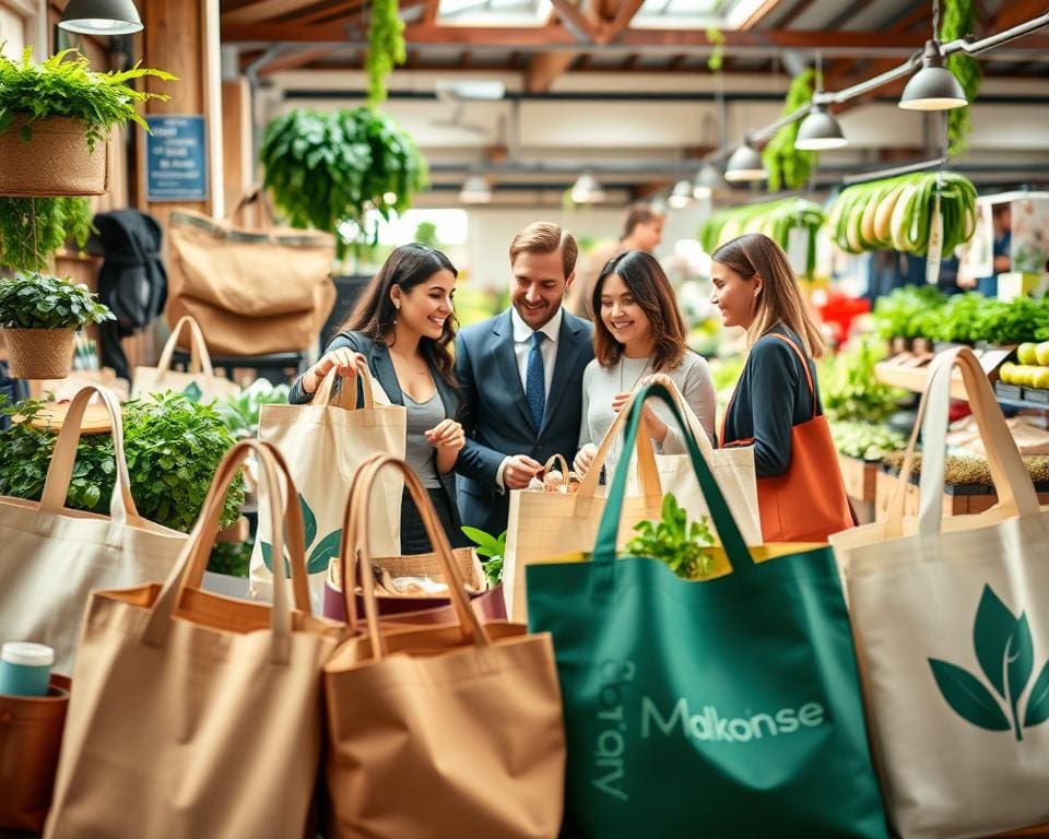 Warum gelten nachhaltige Tragetaschen als starke Werbeloesung?