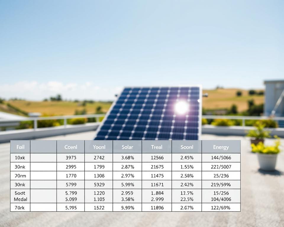 Wie hilft eine PV Ertrag Tabelle beim Ertragsvergleich?