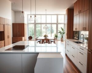 Wie richtet man eine offene Küche ein?