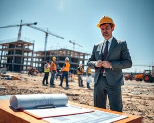 Wie unterstützt ein Bauleiter reibungslose Abläufe?