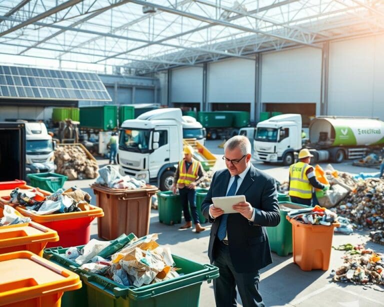 Wie unterstützt ein Entsorgungslogistiker?