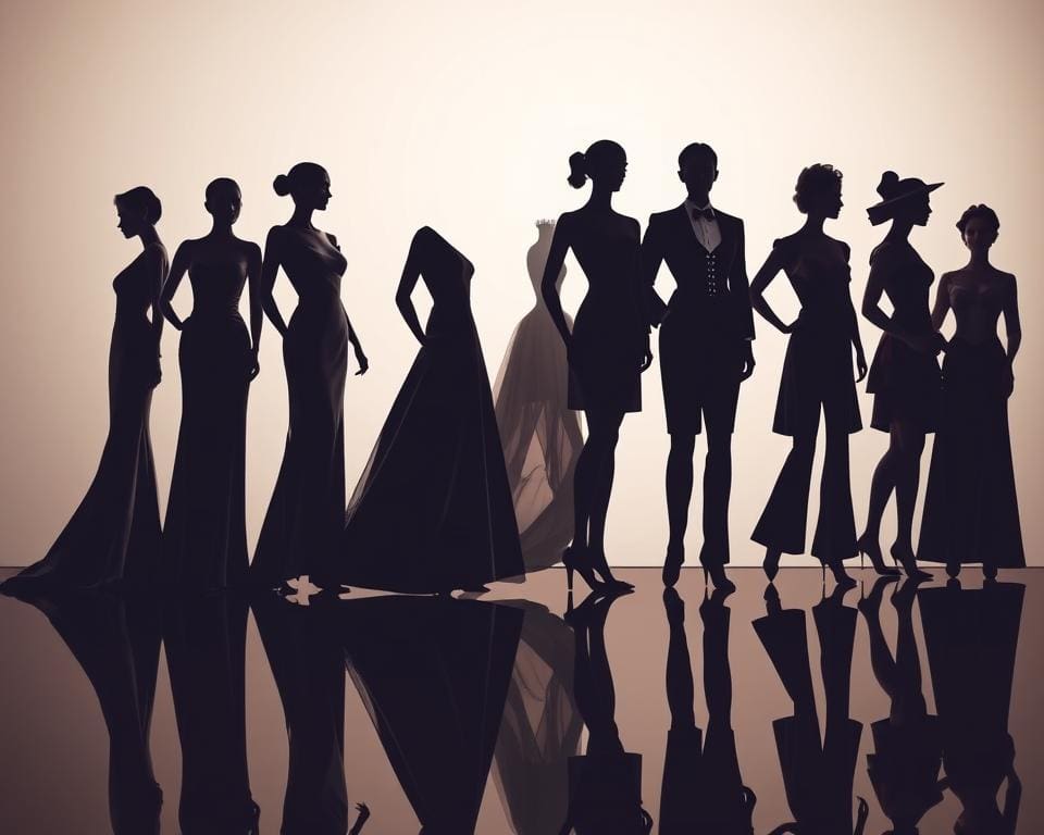 Wie verändern sich Silhouetten im Laufe der Zeit?