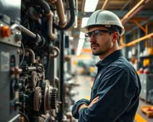 Wie arbeitet ein Wartungstechniker für Maschinenanlagen?