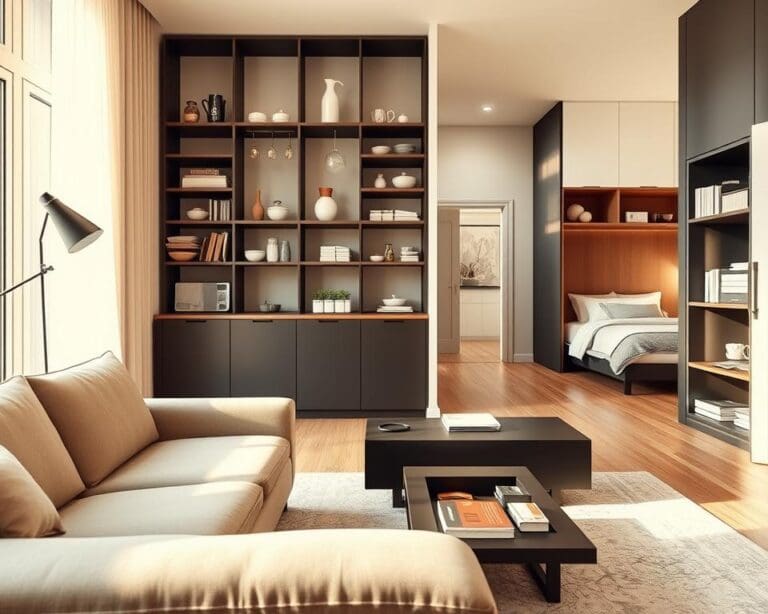 Wie optimiert man Stauraum in Apartments?