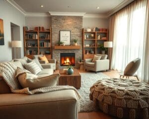 Wie richtet man Wohnzimmer gemütlich ein?