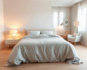 Wie richtet man ein Schlafzimmer ruhig ein?