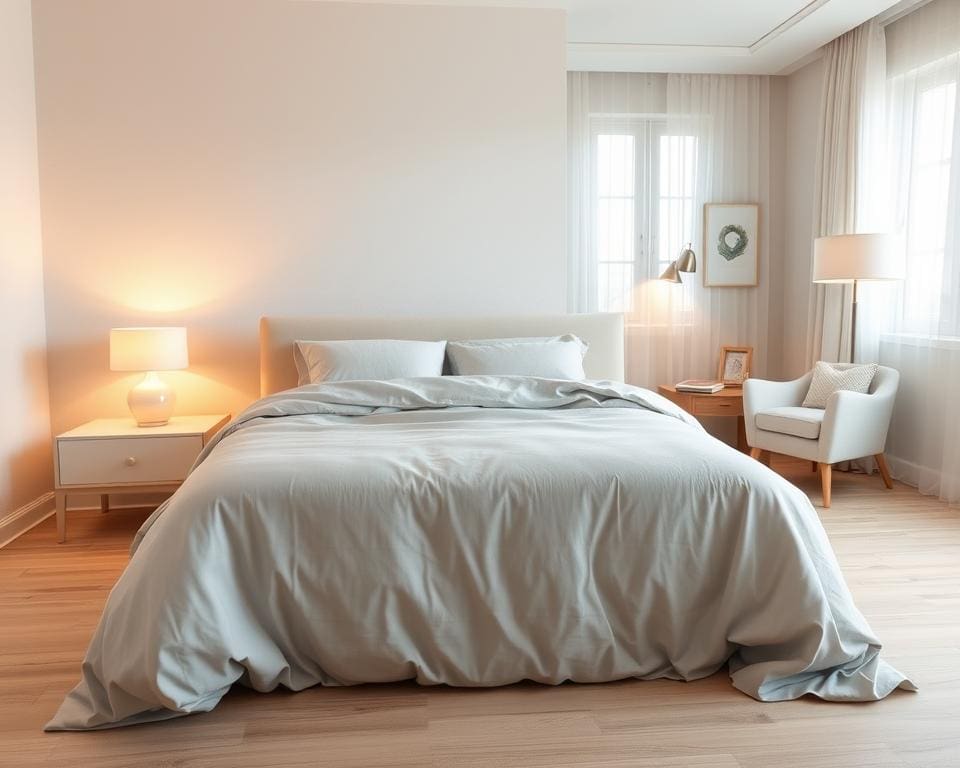 Wie richtet man ein Schlafzimmer ruhig ein?