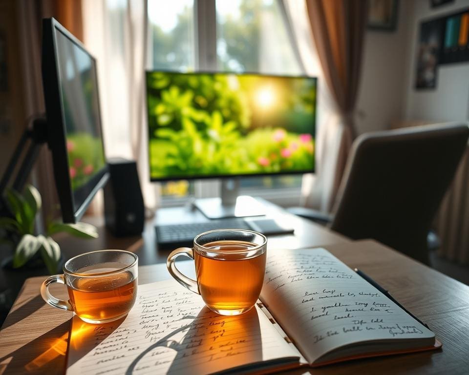 Wie schafft man Ausgleich zwischen Bildschirmzeit und Erholung?