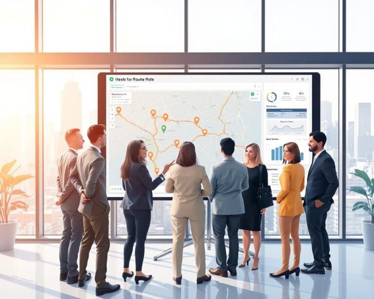 Wie unterstützen Softwarelösungen Routenplanung?