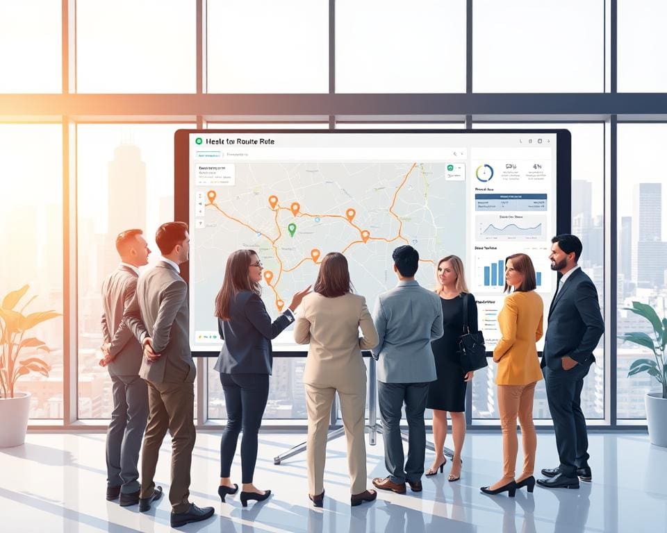 Wie unterstützen Softwarelösungen Routenplanung?