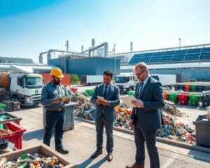 Wie unterstützt ein Entsorgungsdienst Industriebetriebe?