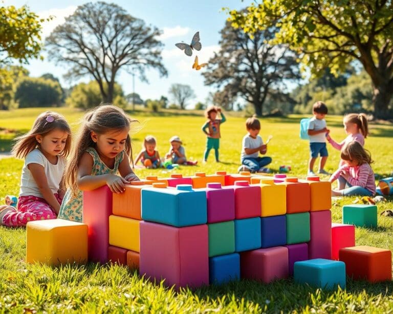 Wie fördern Kinderspiele Kreativität und Konzentration?