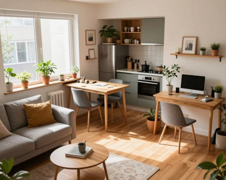 Wie richtet man eine kleine Wohnung praktisch ein?