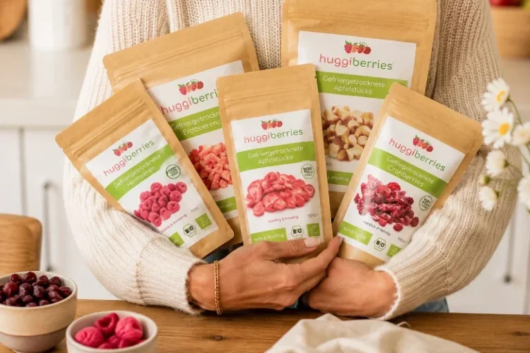 Huggiberries natürliche Bio-Snacks ohne Zusatzstoffe