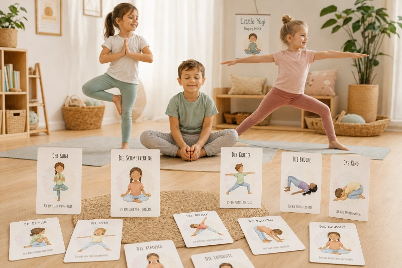 Yoga Karten für Kinder