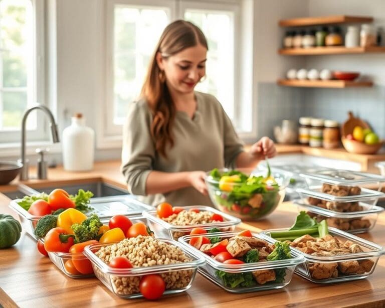 gesundes Meal Prep